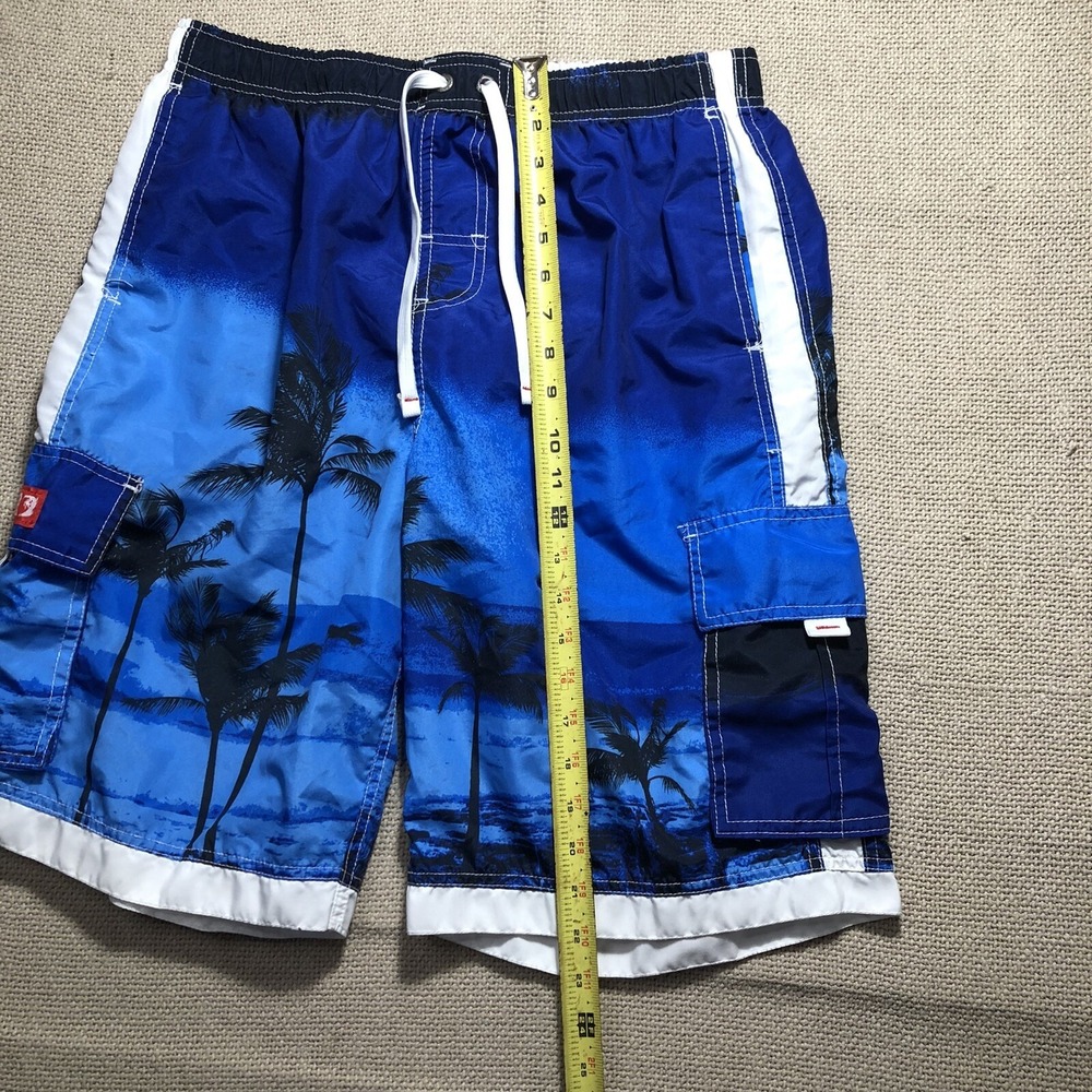 Ingear Shorts Men Size 36 Blue beach board sk8 swim trunks - Picture 7 of 8